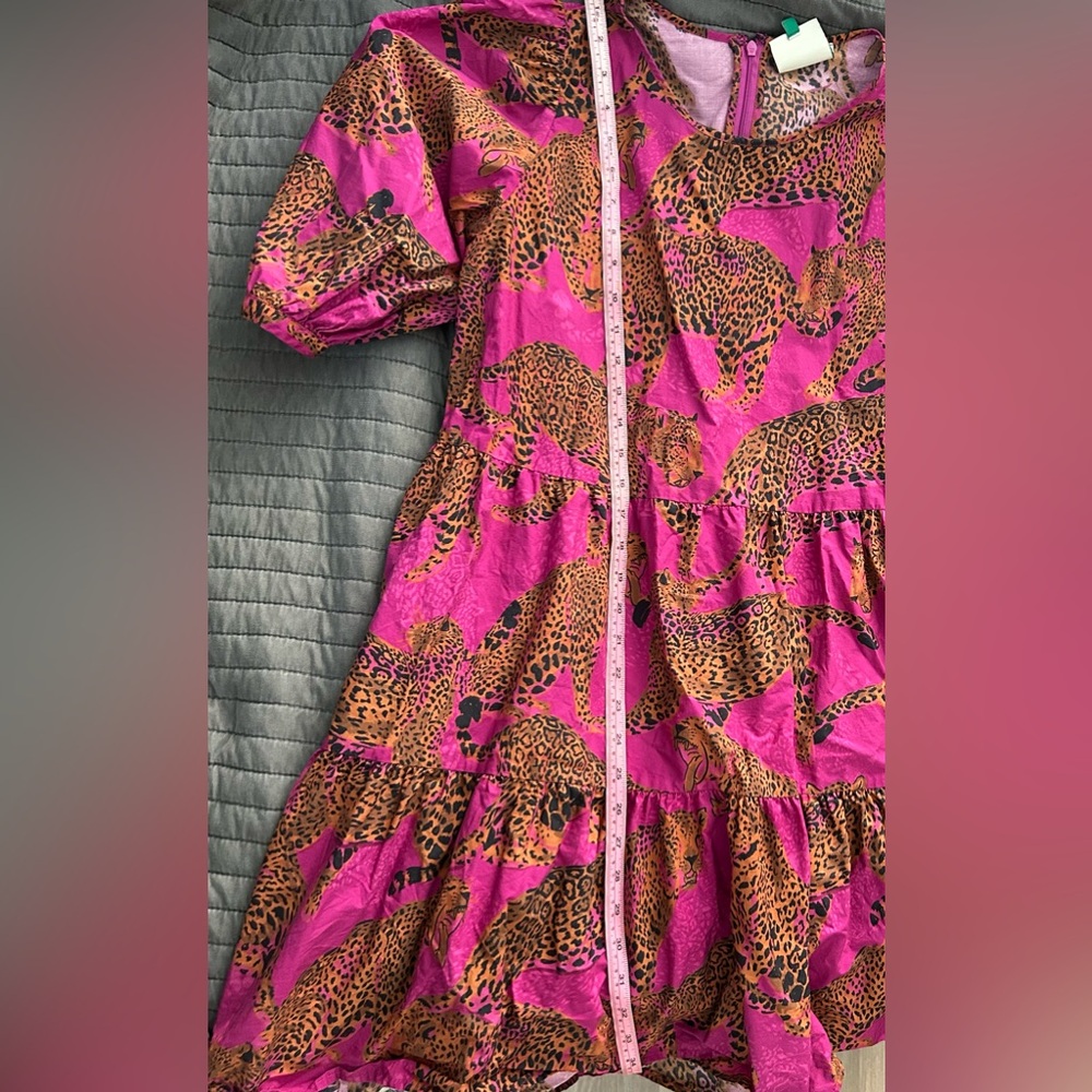 ARTSY LEOPARDS TIERED MINI DRESS - Picture 7 of 7